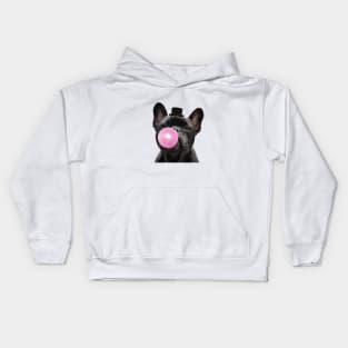 Funny french bulldog Kids Hoodie